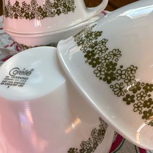 Corelle Livingware by Corningware Hook Handle Tea/Coffee Cups Set of 8
